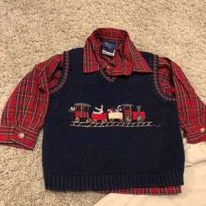 Boys 18mo holiday outfit- 3 piece set